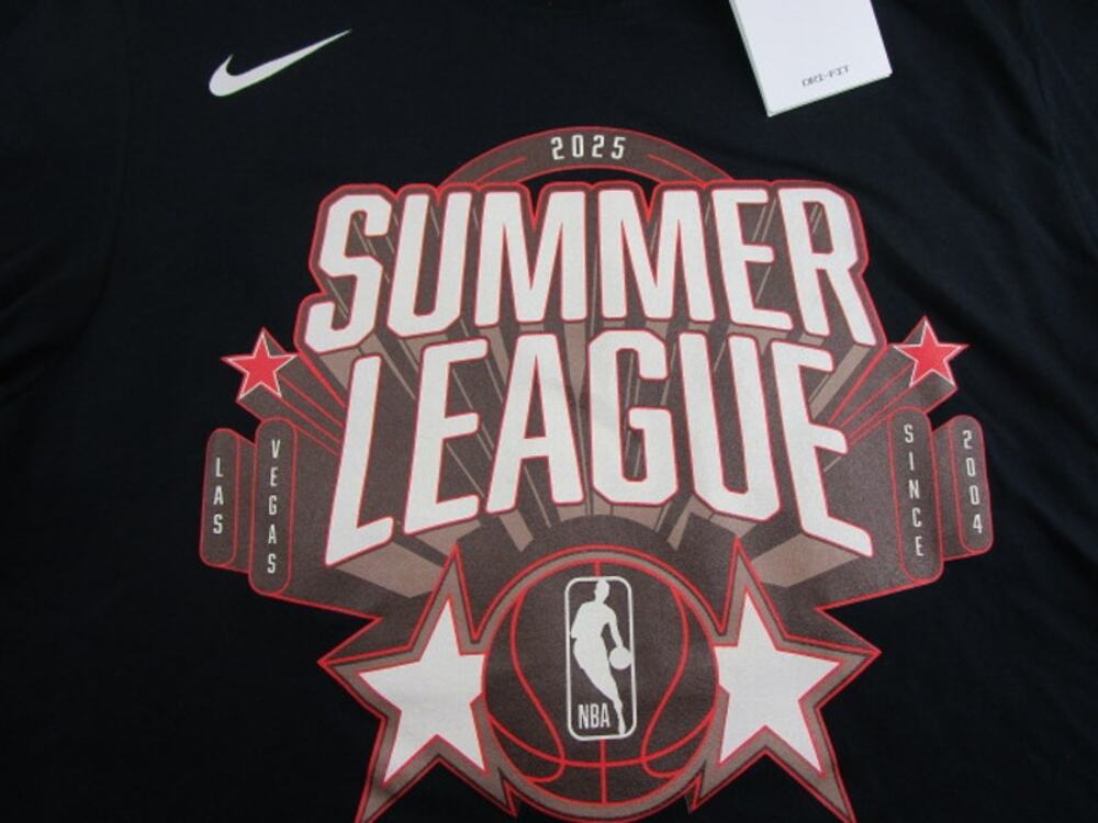 Nike NBA 2025 Summer League Shirt Black Men's Small